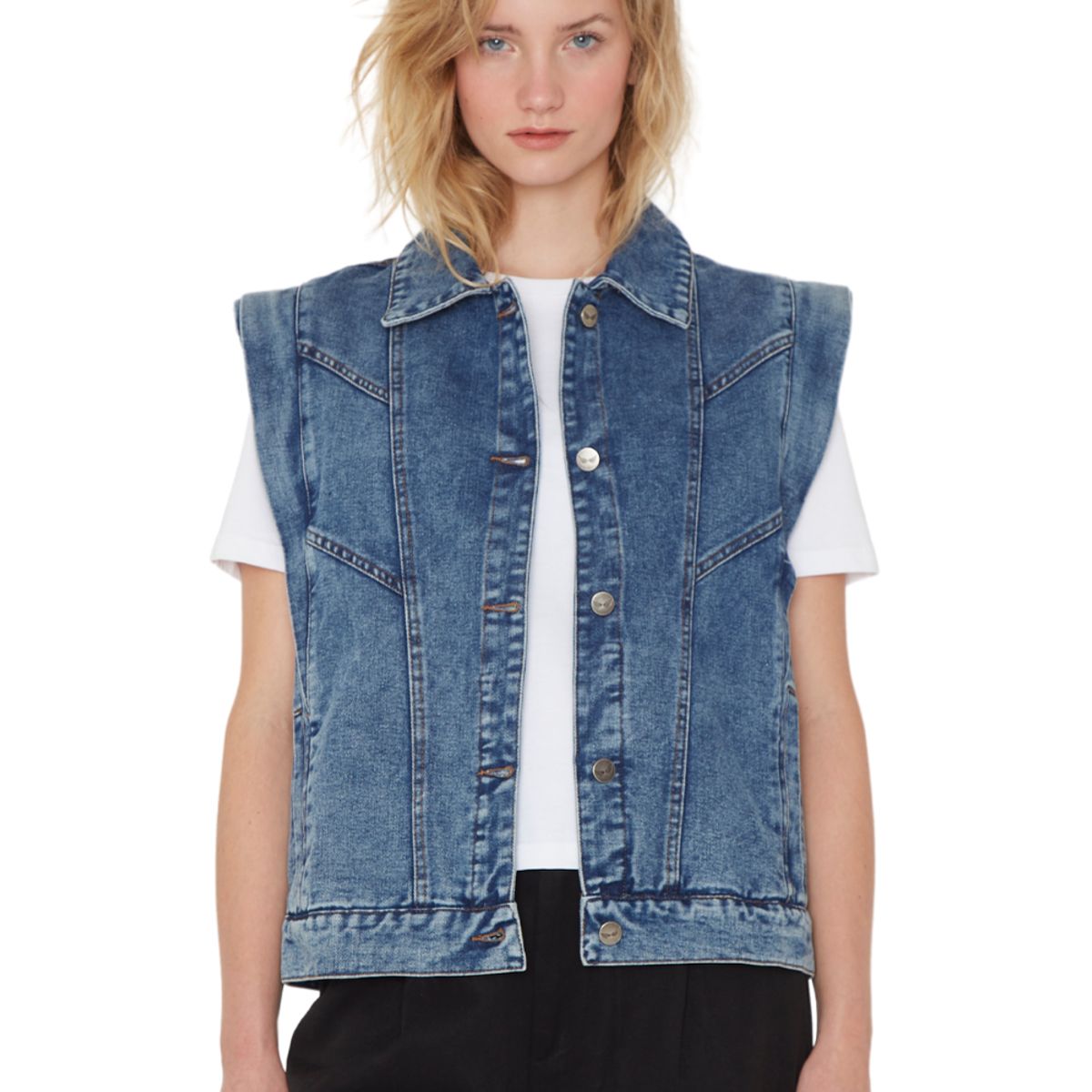 JACINTA TIENDA - Chaqueta Siena Azul Jacinta Tienda