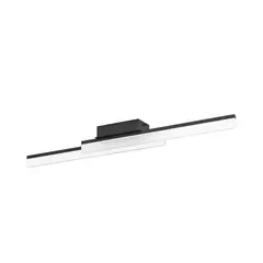 EGLO - Lámpara de Techo Palmital Acero Negro Led 2X11W IP44 Cod900844