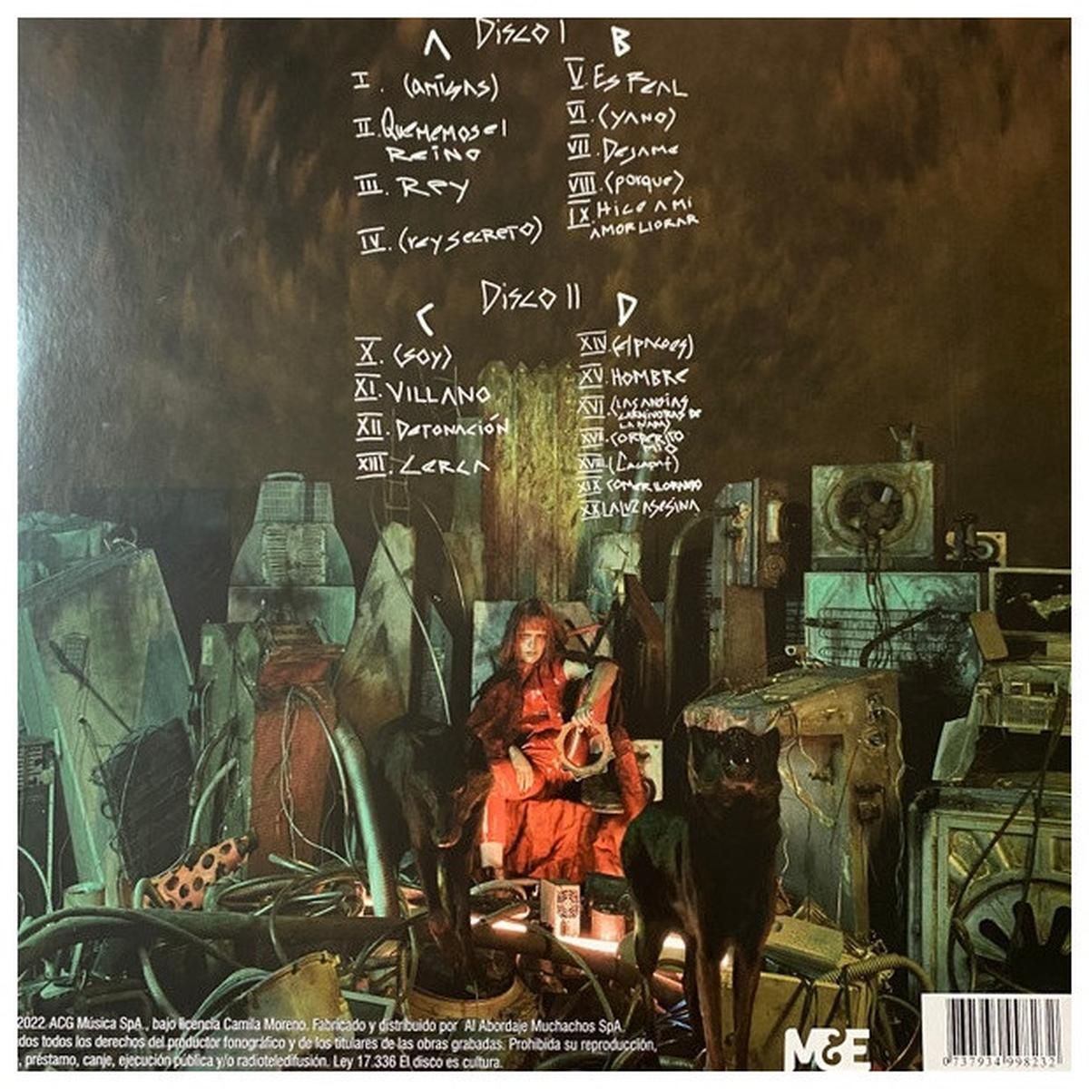 HITWAY MUSIC - CAMILA MORENO - REY CLEAR VINYL - VINILO