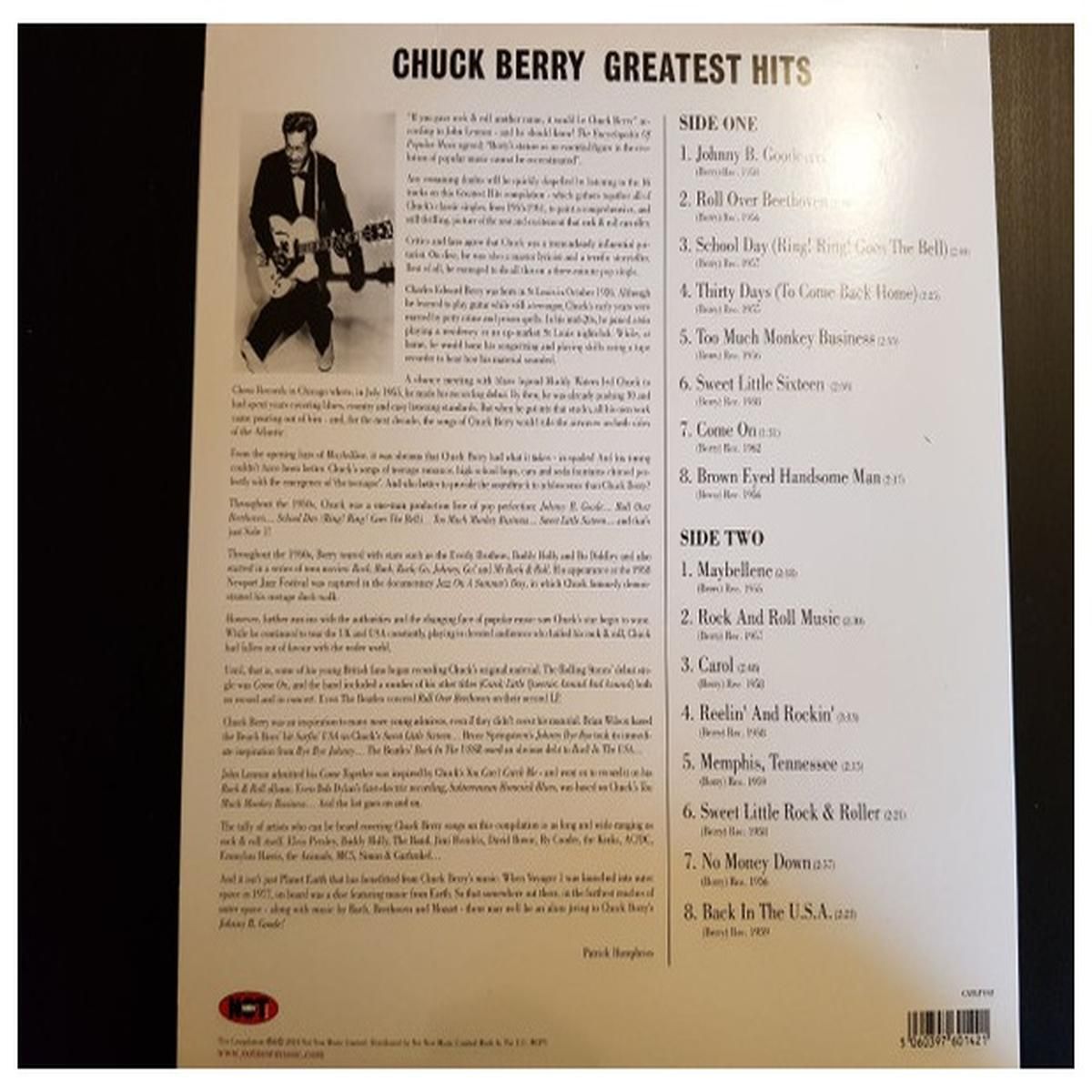HITWAY MUSIC - CHUCK BERRY - GREATEST HITS - VINILO