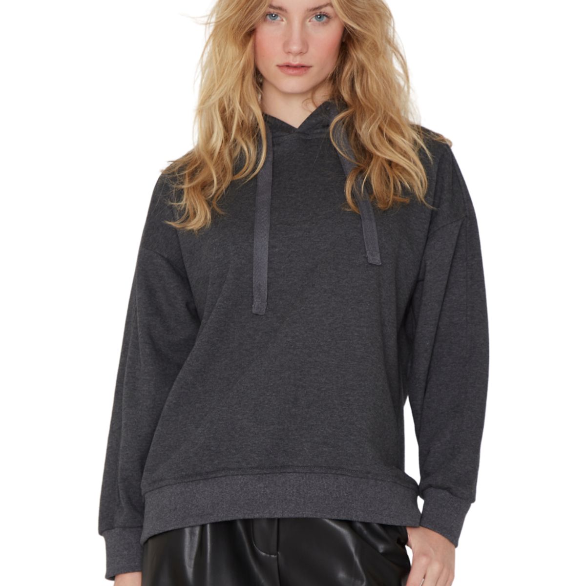 JACINTA TIENDA - Polerón Cotton gris Jacinta Tienda.