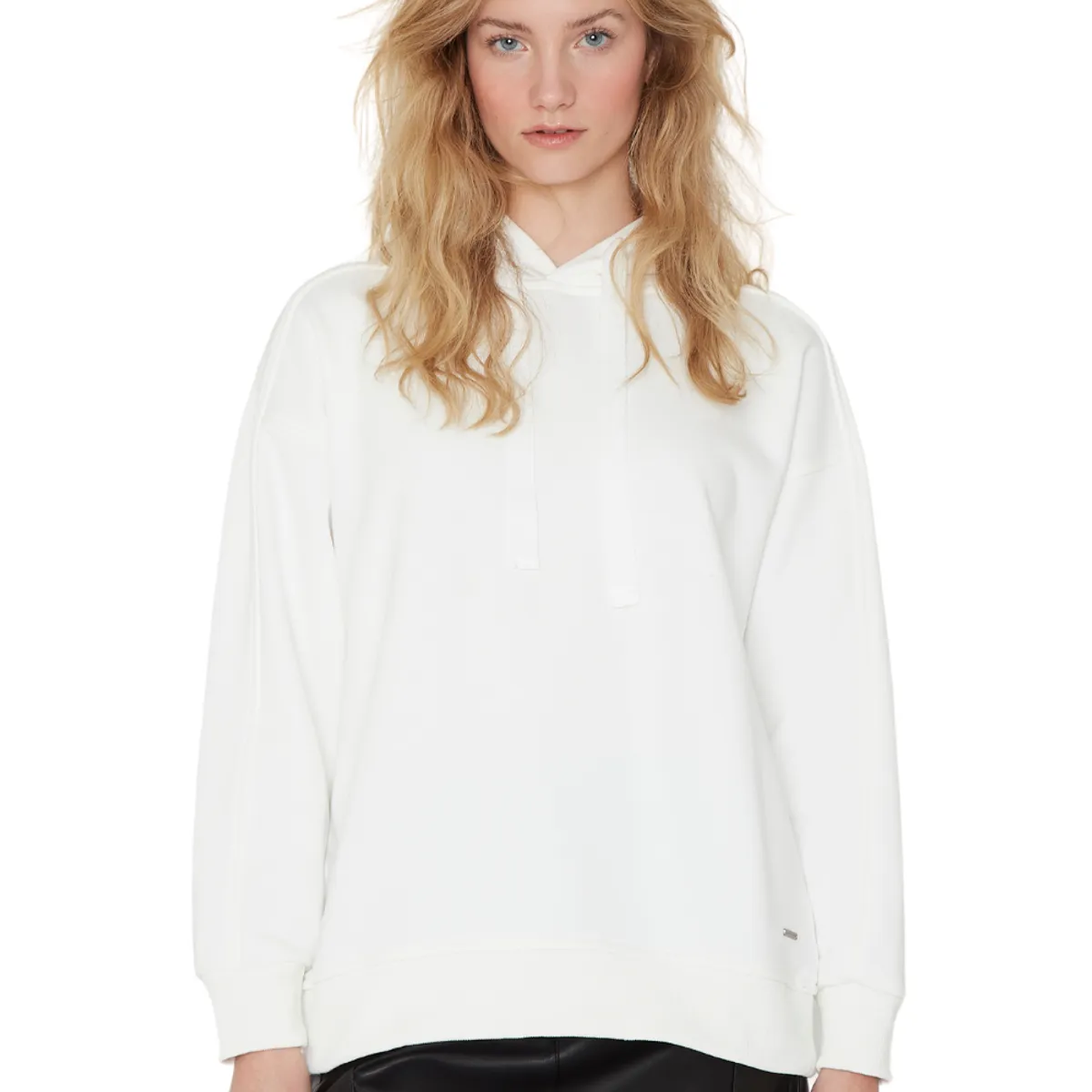 JACINTA TIENDA - Polerón Cotton blanco Jacinta Tienda