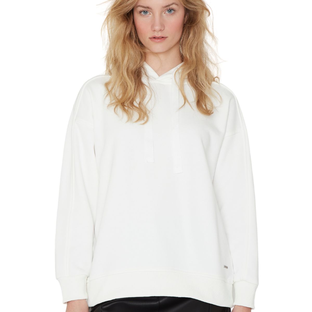 JACINTA TIENDA - Polerón Cotton blanco Jacinta Tienda