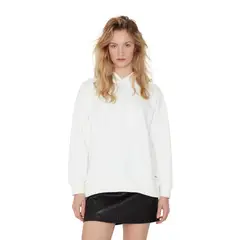 JACINTA TIENDA - Polerón Cotton blanco