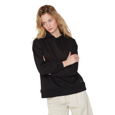 Imagen 2 del producto Polerón Cotton negro