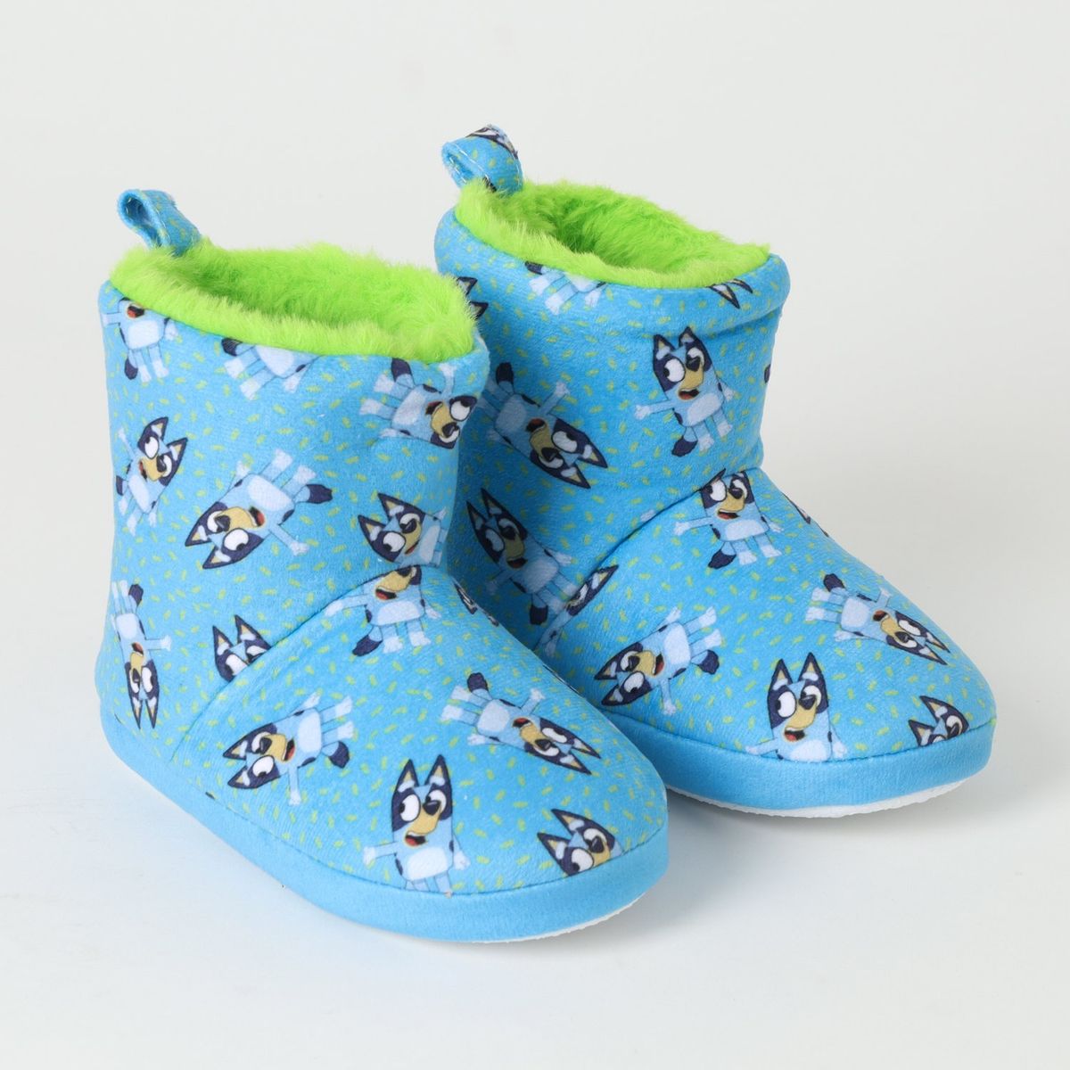 BLUEY - Pantufla Niño Green Spots Azul Bluey