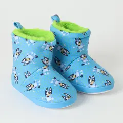 BLUEY - Pantufla Bota Niño Green Spots Azul