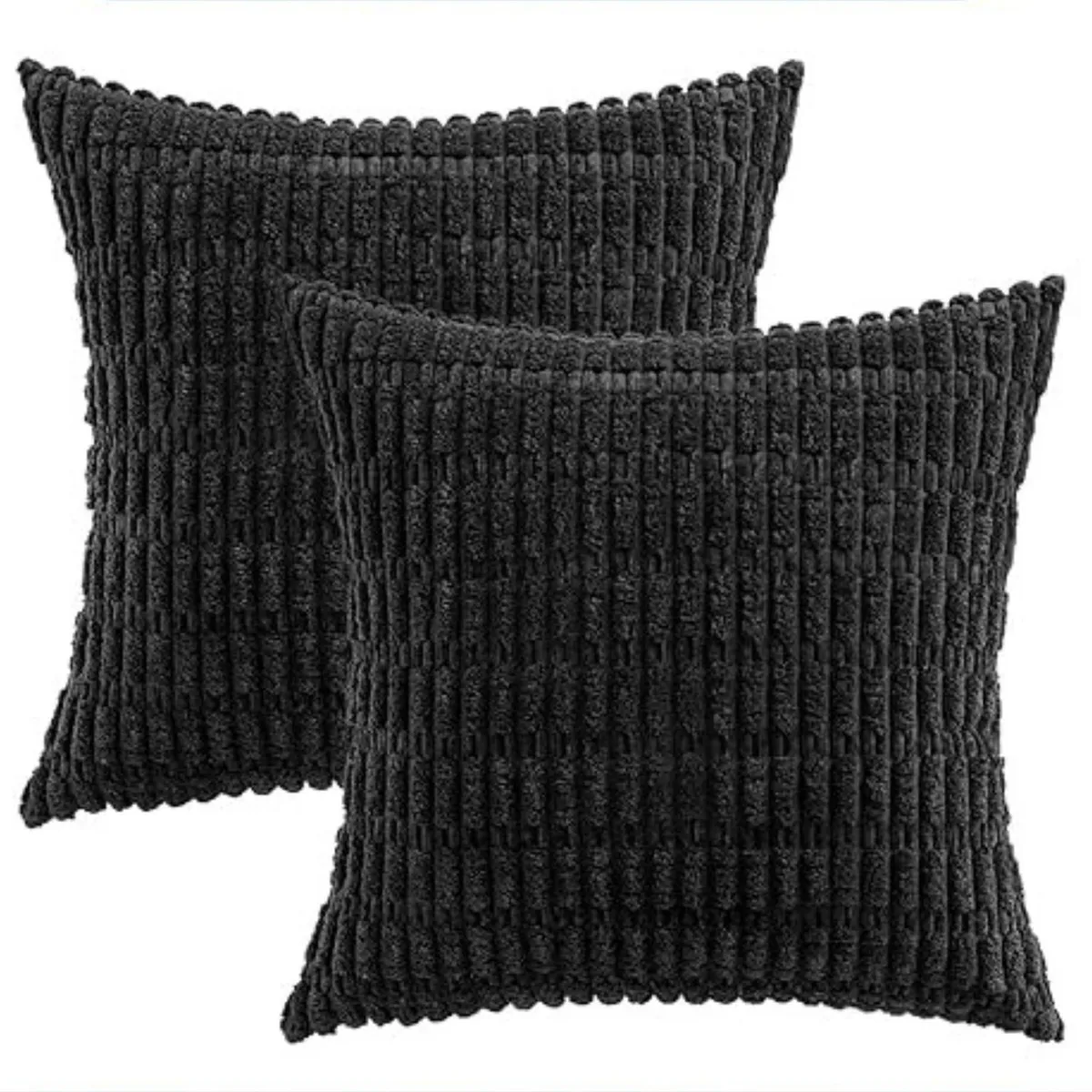 AZ AURAZEUS - Fundas De Cojines Blanco Set X2 Cama Sillon Suave 45 X 45 Almohada AZ