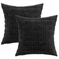 Fundas De Cojines Blanco Set X2 Cama Sillon Suave 45 X 45 Almohada AZ