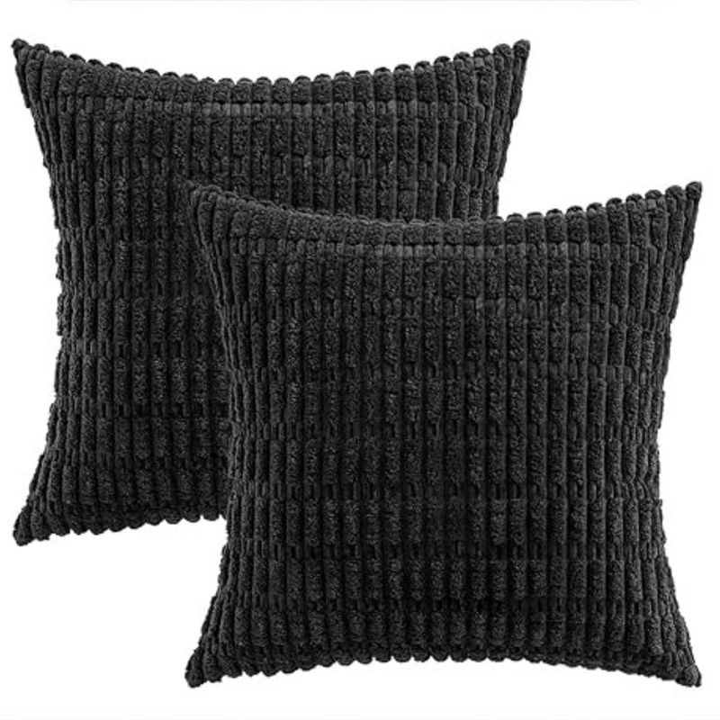 AZ AURAZEUS - Fundas De Cojines Blanco Set X2 Cama Sillon Suave 45 X 45 Almohada AZ