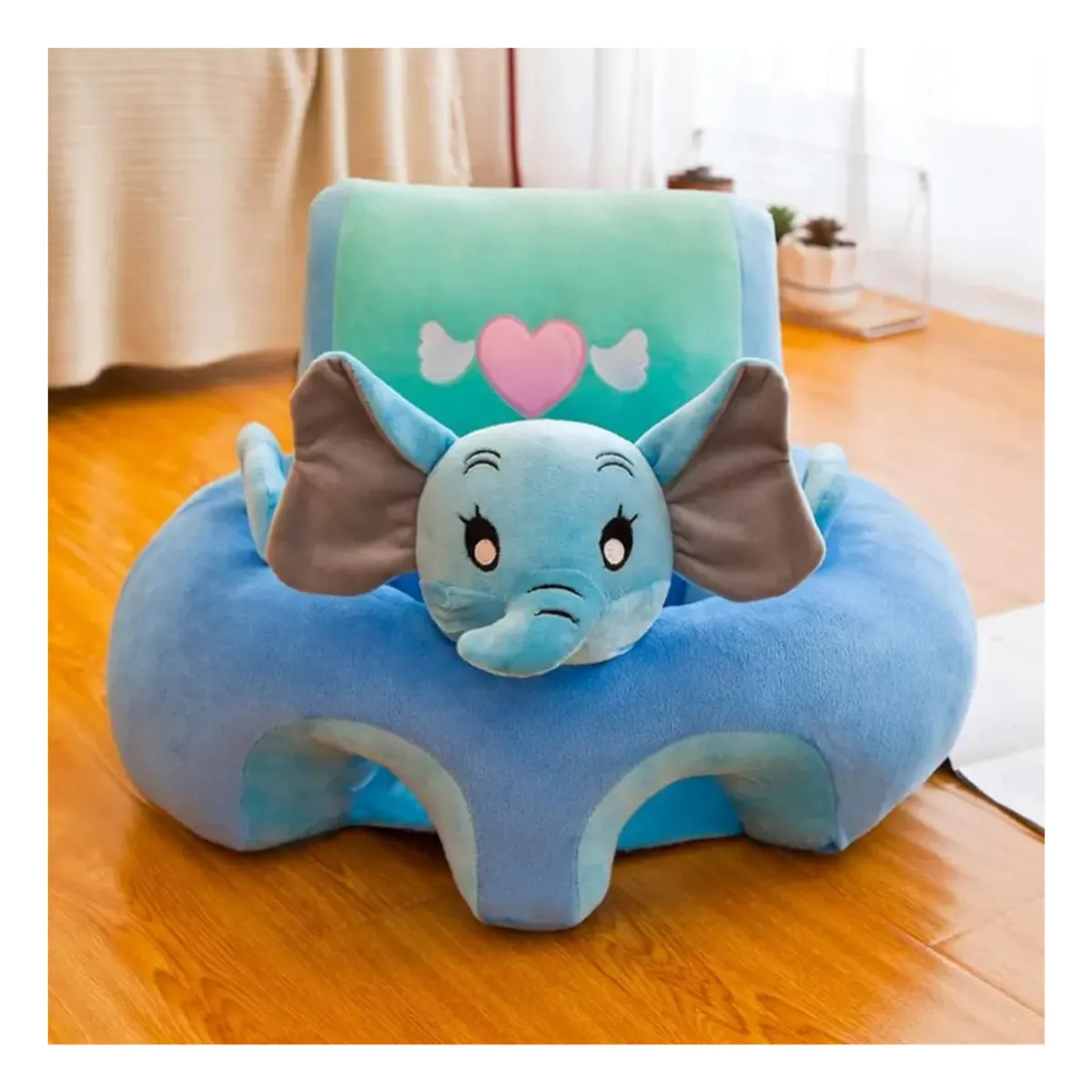 COJIN ASIENTO DE APOYO PARA BEBE ELEFANTE, marca OEM - Foto Principal