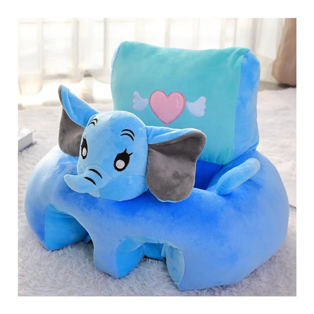 COJIN ASIENTO DE APOYO PARA BEBE ELEFANTE, marca OEM - Foto 2