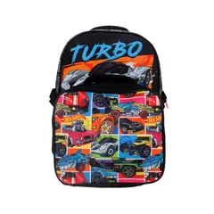 HOT WHEELS - MOCHILA CON LONCHERA HOTWHEELS