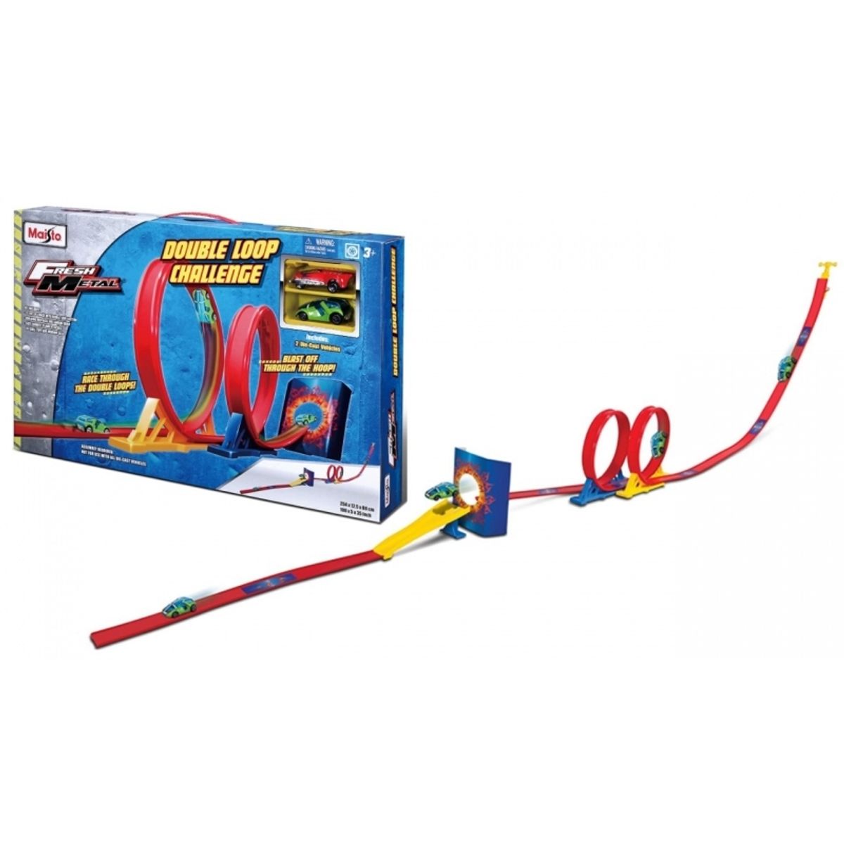 MAISTO - MAISTO 12363 FRESH METAL DOUBLE LOOP CHALLENGE