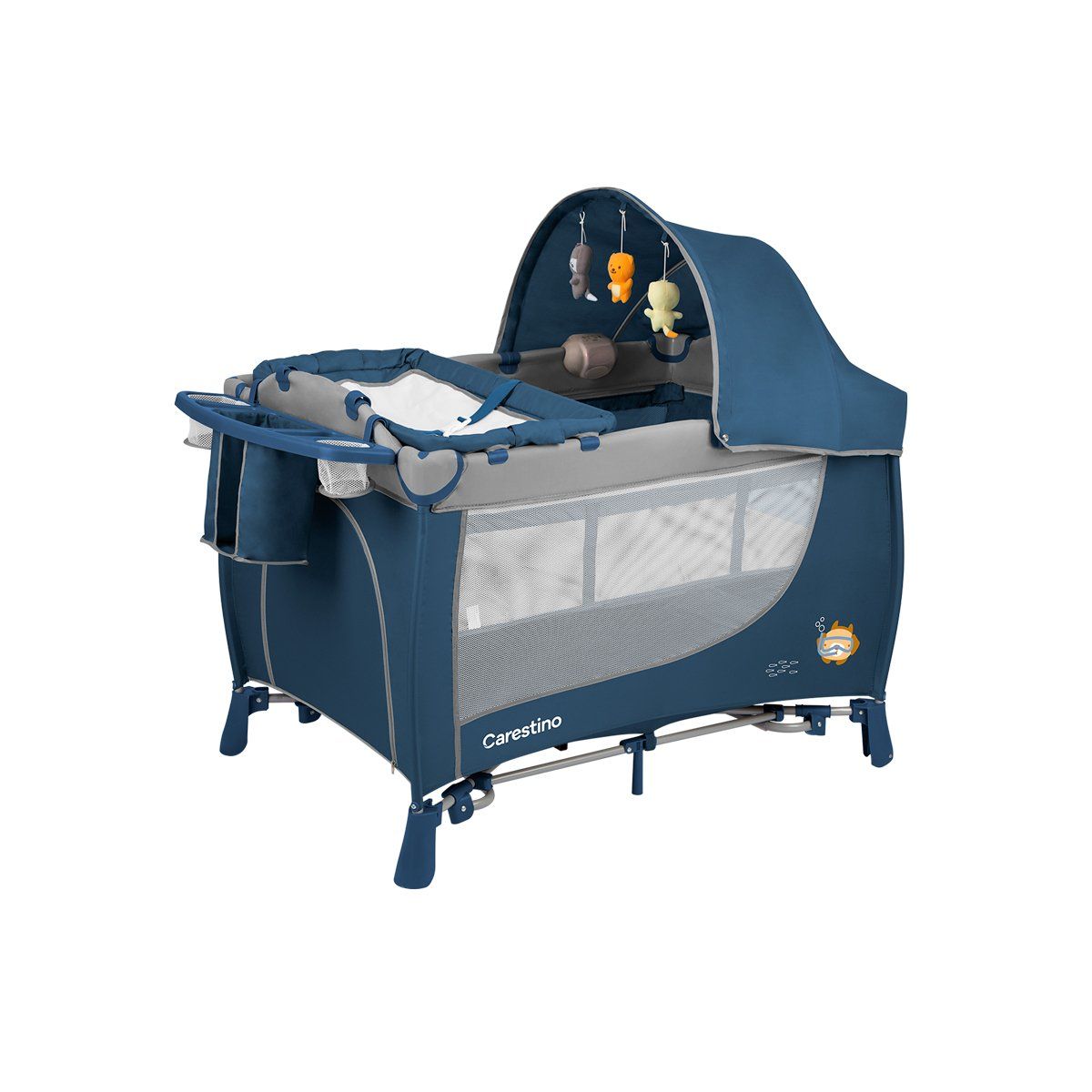 CARESTINO - Cuna Corral Marsella Azul Marino