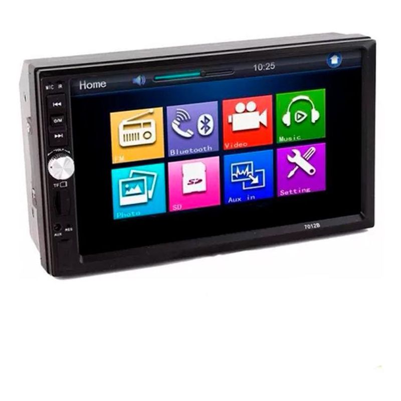 GENERICO - Radio 2 Din 7" Bluetooth y Mirror Link para tu auto