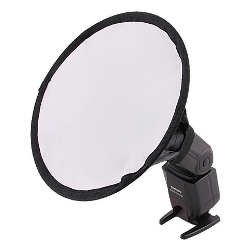 GENERICO - Difusor Circular Softbox 30cm para Flash Speedlite