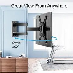 GENERICO - Soporte de Pared Extensible y Giratorio para TV 14-55