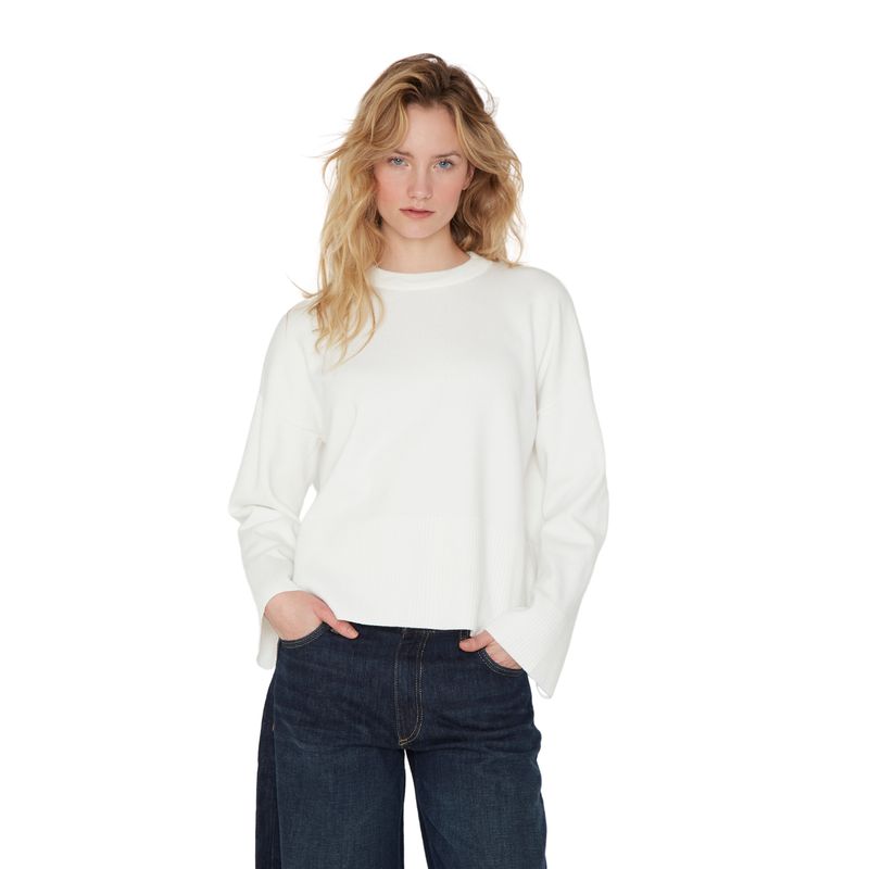 JACINTA TIENDA - Chaleco Verna blanco Jacinta Tienda