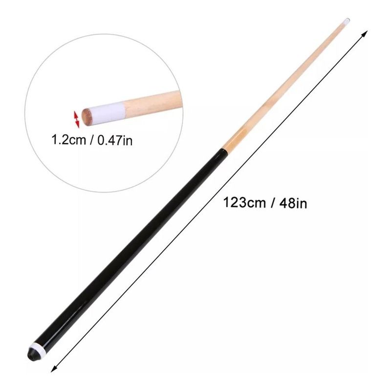 GENERICO - Taco Ramin 120cm para Pool, ligero y duradero, 2 piezas