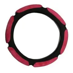 GENERICO - Funda Rosa para Volante, Elegante y Cómoda, 38cm