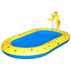 GENERICO - Piscina Inflable Dinosaurio con Rociador para Niños 3+