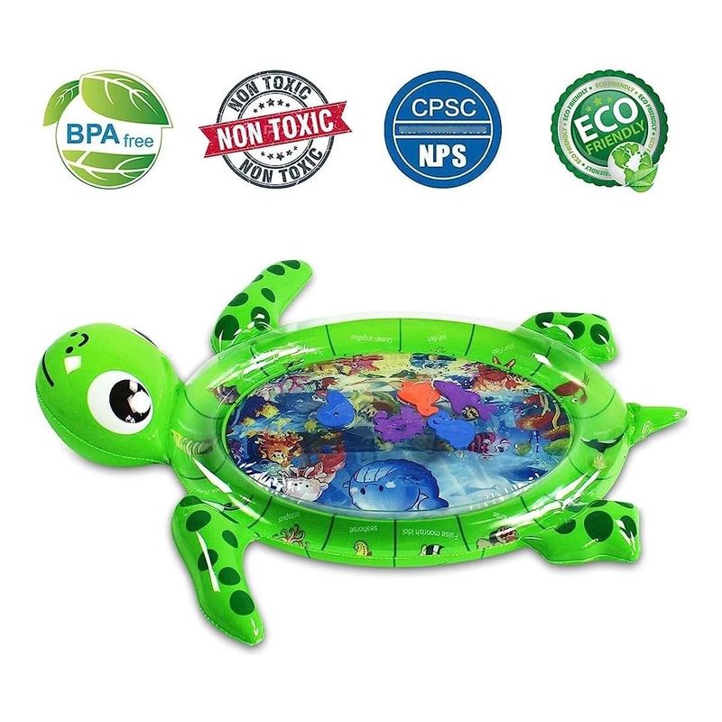 GENERICO - Alfombra de Agua Inflable Tortuga Sensory para Bebés