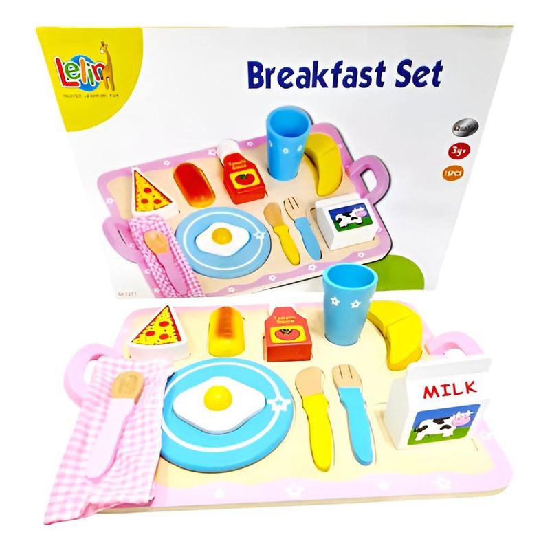 GENERICO - Juego de Café Montessori de Madera para Niñas y Niños