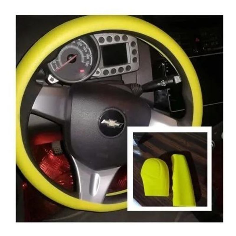 GENERICO - Fundas de Silicona Multicolor para Volante y Palanca