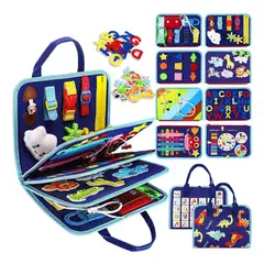 GENERICO - Tablero Sensorial Montessori para Desarrollo Infantil Creativo