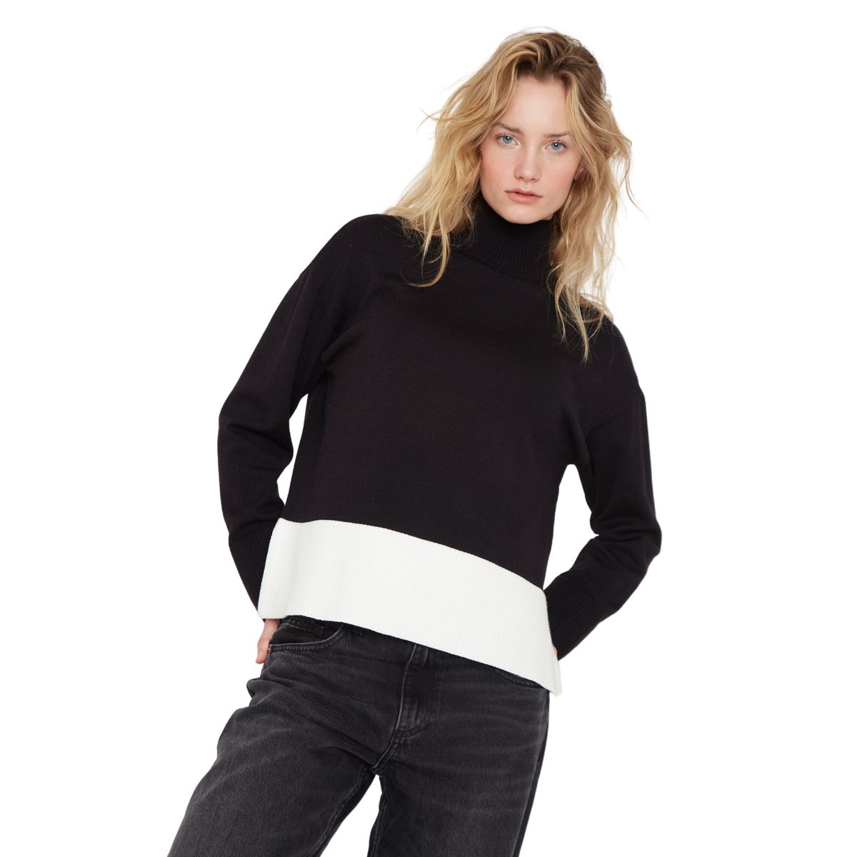 JACINTA TIENDA - Chaleco Alegra bicolor Jacinta Tienda