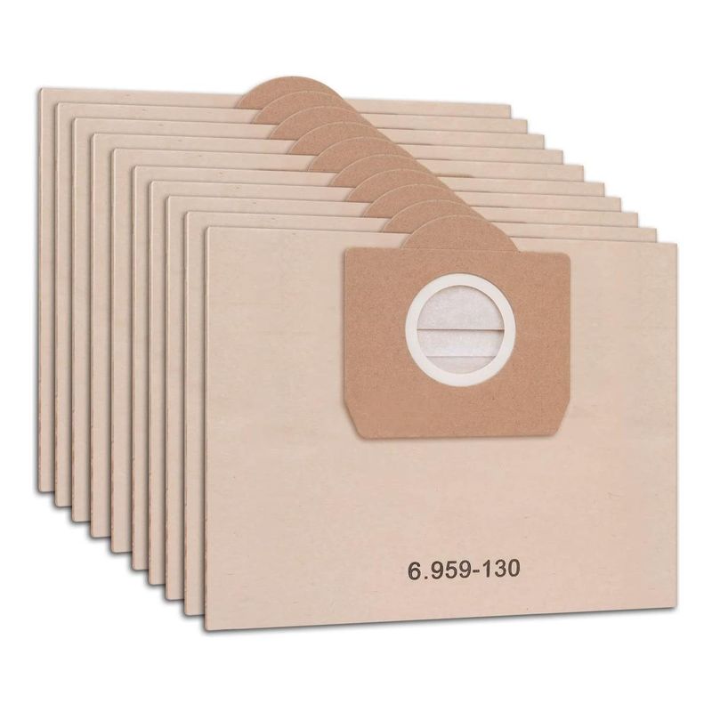 GENERICO - Bolsas de Papel Descartables para Aspiradora - 10 Unidades