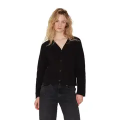 JACINTA TIENDA - Chaleco Adam negro