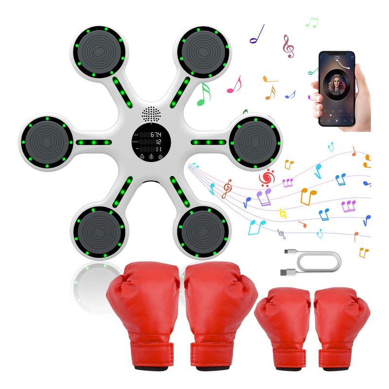 GENERICO - Saco de Boxeo Musical Inteligente para Ejercicio Familiar