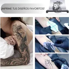 GENERICO - Impresora Térmica Portátil para Tatuajes y Fotos A4 USB