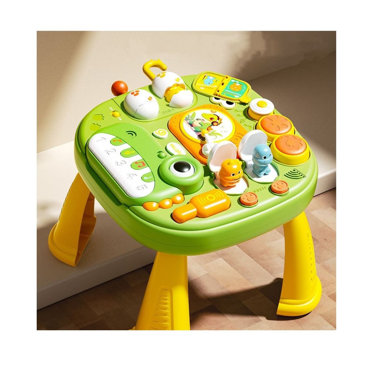 BABYLUNA - Mesa Infantil Con 17 Juegos Y Musical Interactiva