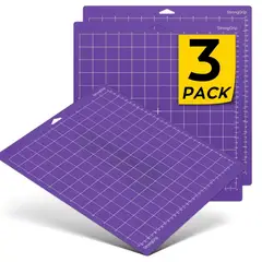 GENERICO - Pack 3 Tapetes De Corte Para Cameo Cricut Tabla Corte 30x30