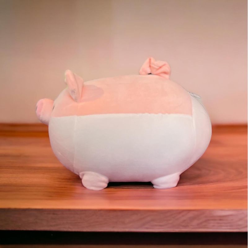 GENERICO - Peluche Cerdito Rosa de Felpa Suave para Abrazar 30 cm