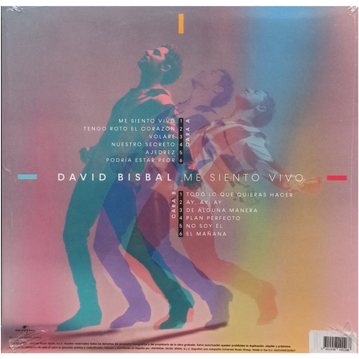 HITWAY MUSIC - DAVID BISBAL - ME SIENTO VIVO - VINILO