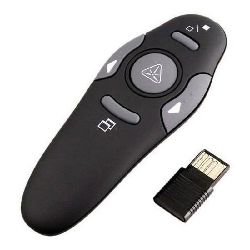 GENERICO - Puntero Laser Profesional con Receptor USB Compacto
