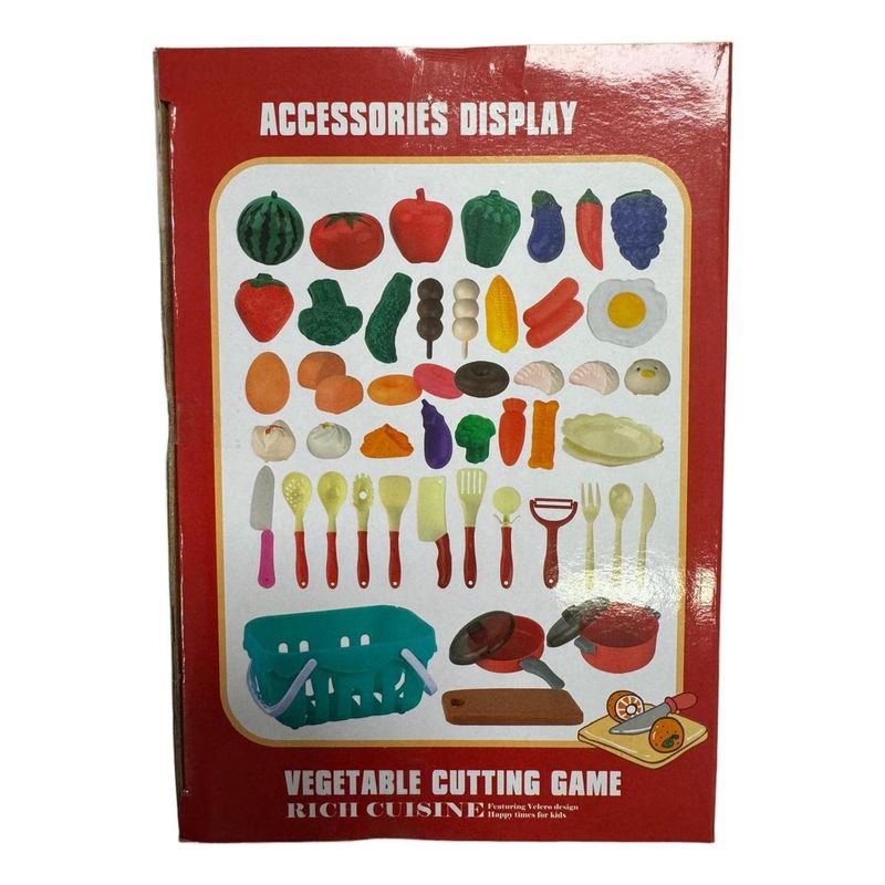GENERICO - Set de Juego para Cortar Frutas y Verduras para Niños