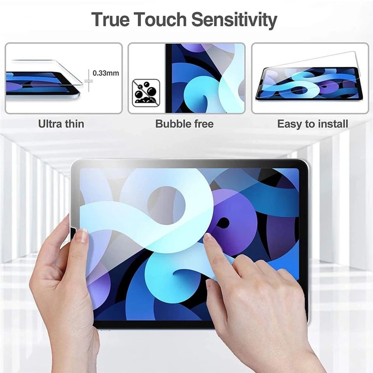 GENERICO - Fundas iPad Más Lámina De Vidrio Para iPad Pro11 2018-2022 - Verde O
