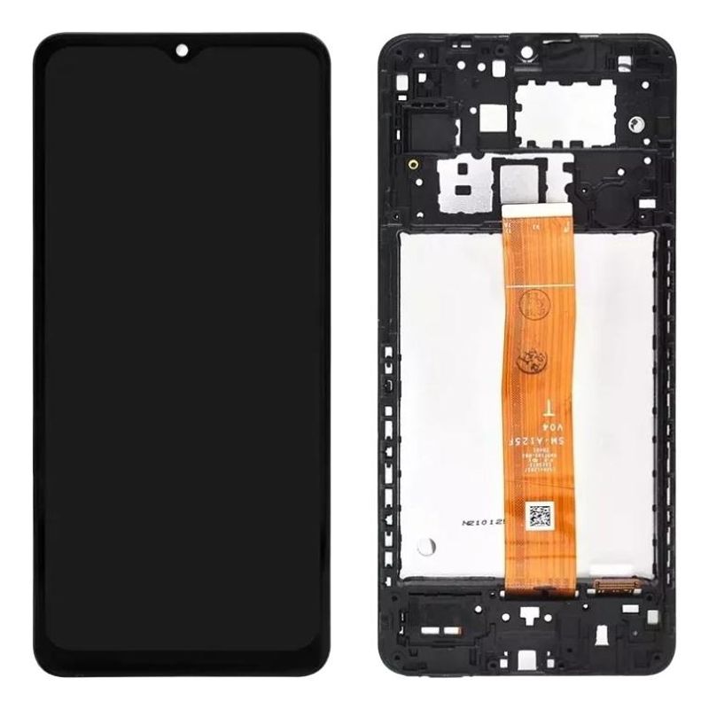 GENERICO - Pantalla Táctil Compatible para Samsung A12 con Marco Incluido