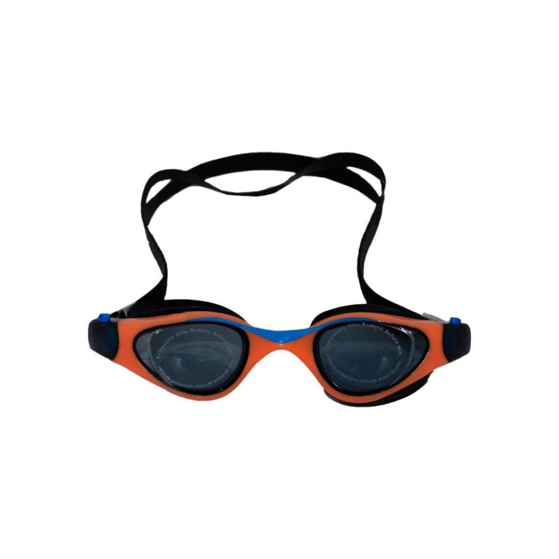 FOUR - Lente de Natación con Puente Nasal - Four Naranjo Celeste