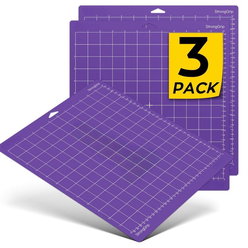 GENERICO - Pack 3 Tapetes De Corte Para Cameo Cricut Tabla Corte 30x30