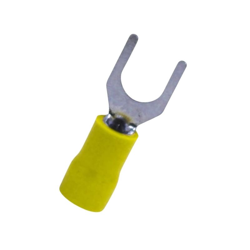 GENERICO - Terminal Horquilla 12-10 AWG Amarillo M5 100un