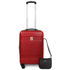 NAUTICA - Pack Maleta cabina Bora 10kg + Cartera Delray black