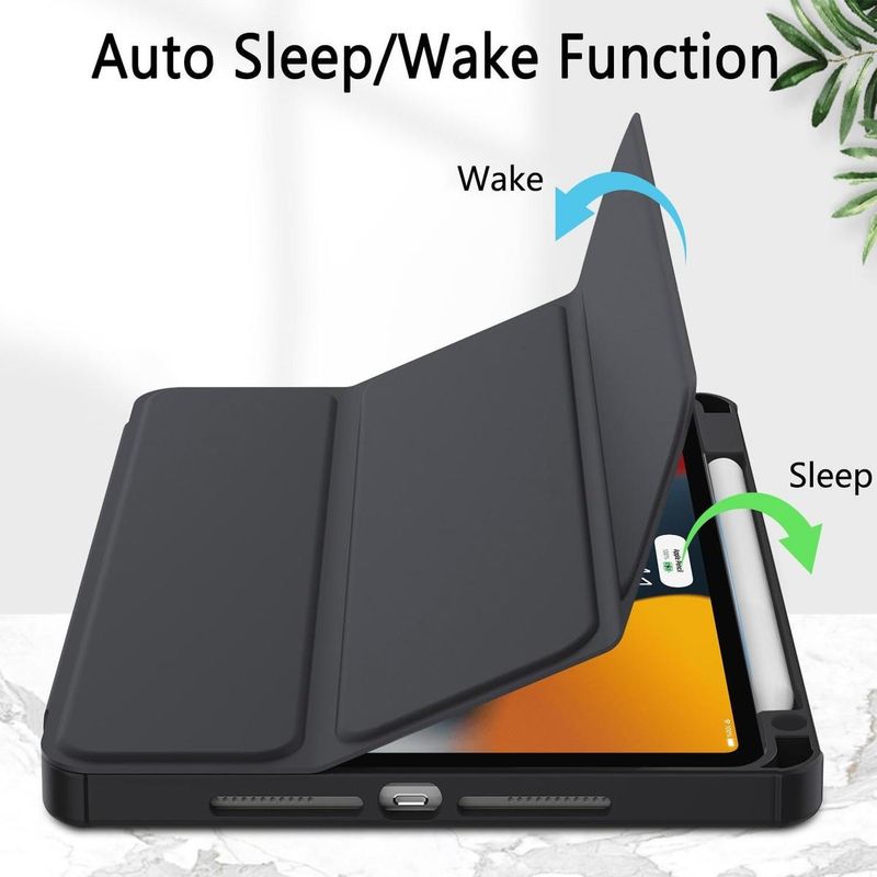 GENERICO - Funda protectora para iPad Air y Pro con soporte para lápiz