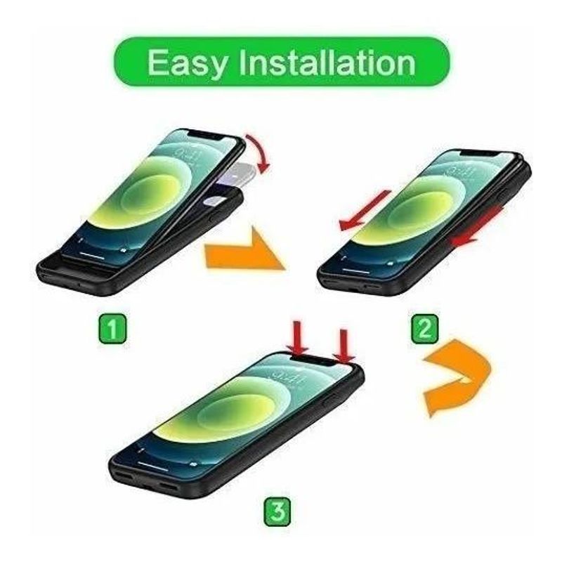 GENERICO - Funda Batería Recargable para iPhone 13 y 13 Pro 4800 mAh