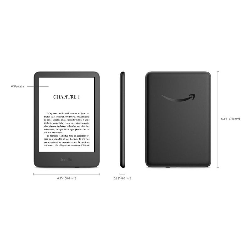 GENERICO - Funda Kindle 2022 con agarre tapa y cierre magnético